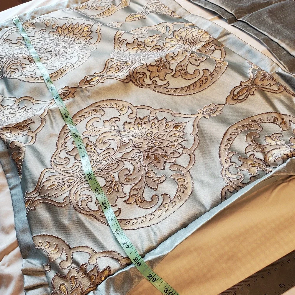Set Of 2 Chic Home Design Ruffle Floral 1 Standard Pillow Sham And 1 Euro Sham‎